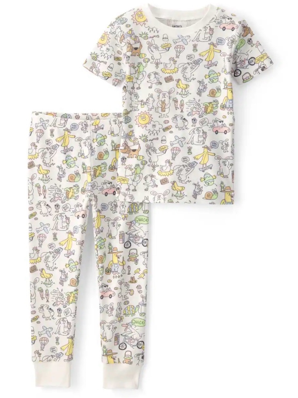 Carters Spring Easter Bunny Animal Pajama Set